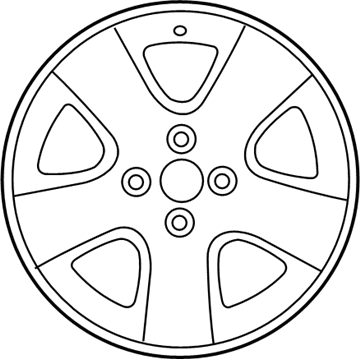 Toyota 42611-52530 Wheel, Alloy