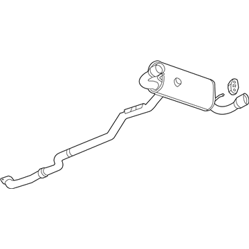 GM 20787686 Muffler & Pipe