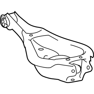 Lexus 48730-0E050 Rear Suspension Control Arm Assembly, No.2