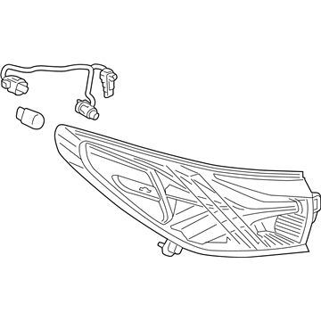 GM 84587612 Tail Lamp