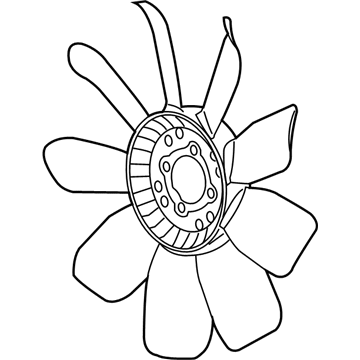 GM 25844695 Fan Blade