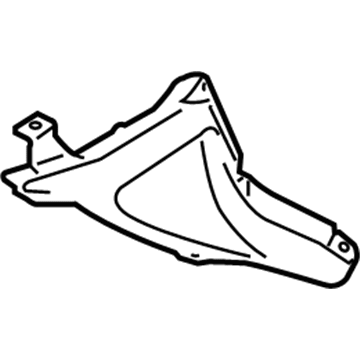 BMW 51-75-7-312-829 Cover, Bottom Left