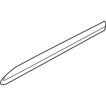 Honda 08P05-TM8-130 Body Side Molding (Polished Metal Metallic-exterior) (POLISHED METAL METALLIC)
