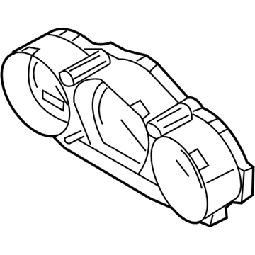 Nissan 24820-CF001 Speedometer Assembly