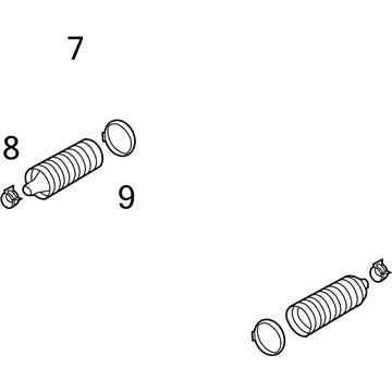 Nissan D8203-3SG1A Boot Kit-Manual Steering Gear