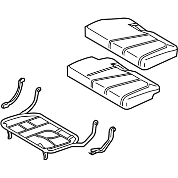 Kia 89A10S9000ONA Cushion Assembly-3RD Sea