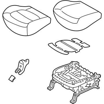 Kia 88100B2010KE6 Cushion Assembly-Front Seat