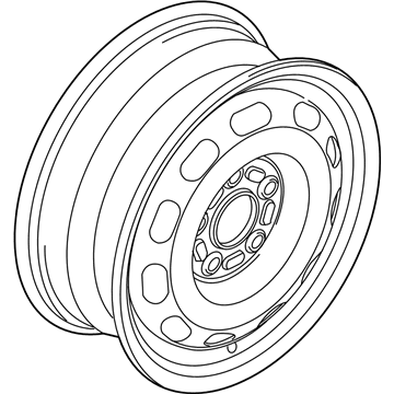 Ford 2T1Z-1007-B Wheel