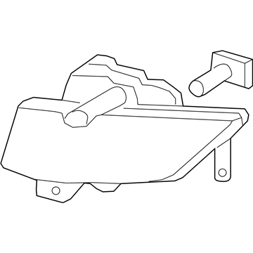 Hyundai 92202-3K500 Front Passenger Side Fog Light Assembly