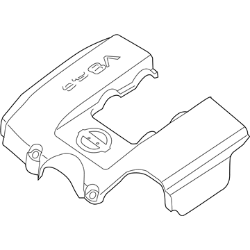 Nissan 14041-ZE00A Ornament Assy-Engine Cover
