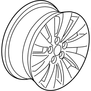 Honda 42700-T2A-A92 Wheel, Disk Al 17X