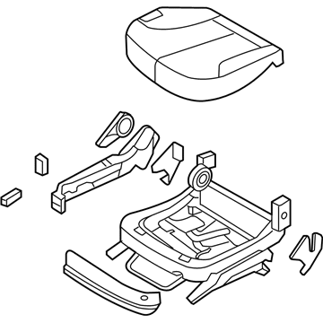 Kia 882042G250804 Cushion Assembly-Front Seat, RH