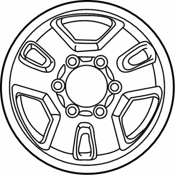 Toyota 42611-04040 Rim, Wheel
