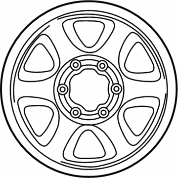 Toyota 42601-35740 Wheel, Steel