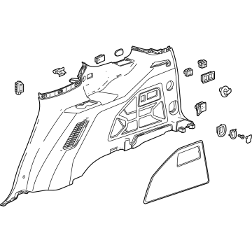 GM 84799869 Lower Quarter Trim