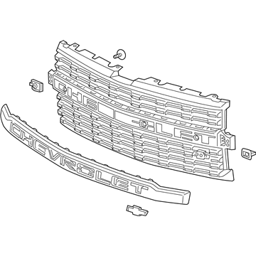 GM 84453563 Grille
