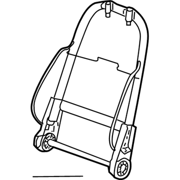 GM 15901677 Frame Asm-Driver Seat Back Cushion