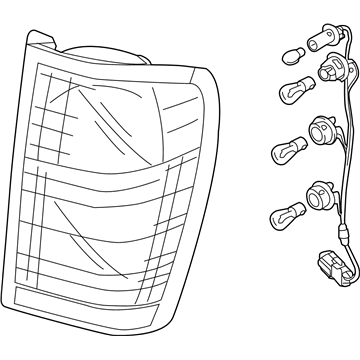 Hyundai 92401-4J000 Lamp Assembly-Rear Combination, LH