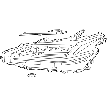 Lexus 81185-33F61 Headlamp Unit With Gas