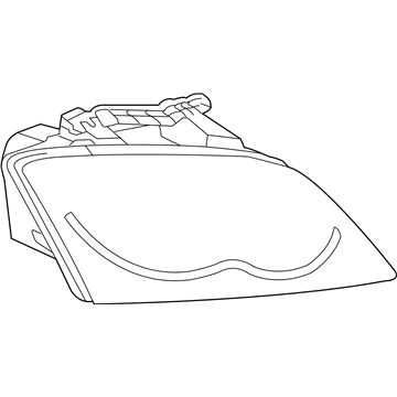 Mopar 5113058AE Headlight Assembly Composite