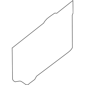 Nissan 82860-1PA1A Screen-Sealing, Slide Door RH