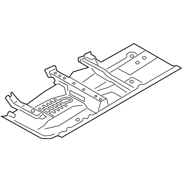 BMW 41-00-7-487-119 FLOOR PANEL LEFT