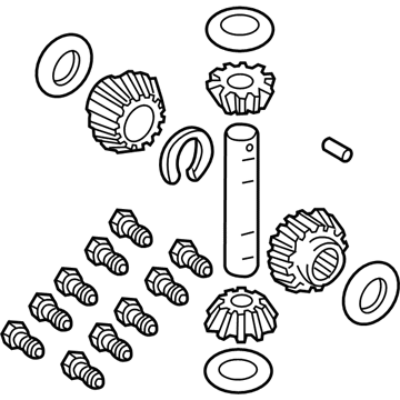 Mopar 4798912AF Gear Kit-Center Differential