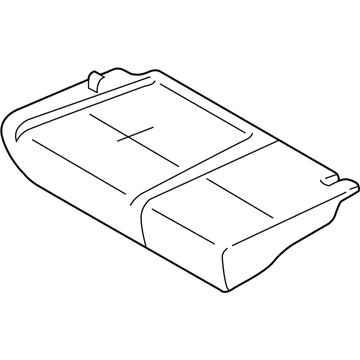 Nissan 89314-1JA0C Trim Assembly-B Seat Cushion, RH