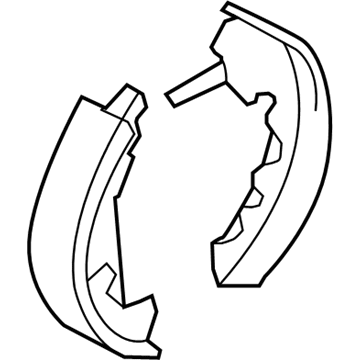 Ford 8L8Z-2V200-A Kit - Brake Lining