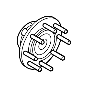 Mopar 68292887AA Brake Hub And Bearing