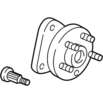 GM 89047684 Hub & Bearing