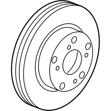 Acura 42510-S3V-A01 Disk, Rear Brake