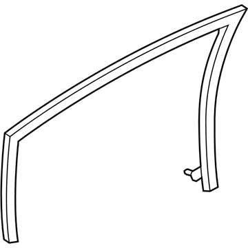 Mopar 55315141AD Molding-Rear Door