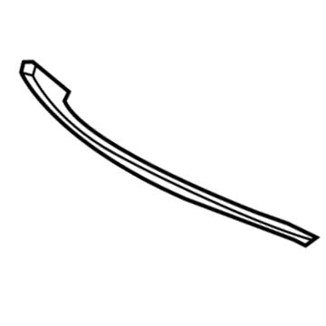 Lexus 67895-33020 Weatherstrip, Rear Door, No.3 RH