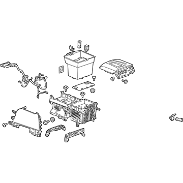 GM 84105077 Console Assembly