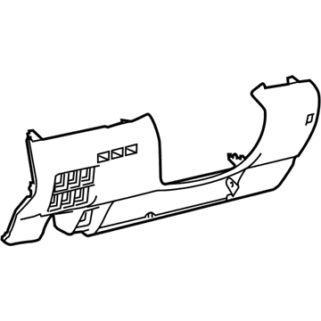Lexus 55045-53071-C0 Panel Sub-Assy, Instrument