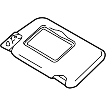 Nissan 96400-9MB1A Right Sun Visor Assembly
