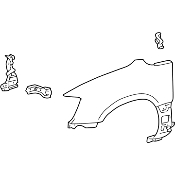Lexus 53802-48021 Fender Sub-Assy, Front LH