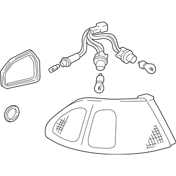 Toyota 81560-02070 Tail Lamp Assembly