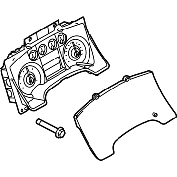 Ford AL3Z-10849-CB Cluster Assembly