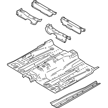 Ford F2GZ-5811135-A Front Floor Pan