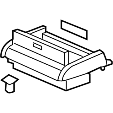 Honda 83406-SHJ-A01ZH Holder, Cup (Ivory)