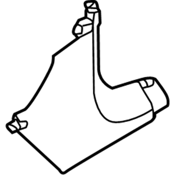Hyundai 85823-B1000-RNB Trim Assembly-Cowl Side LH