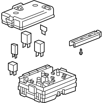 GM 25925580 Block Asm-Body & Instrument Panel Wiring Harness Junction