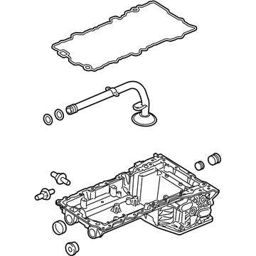 Ford BC3Z-6675-B Upper Oil Pan