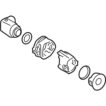 GM 89047027 Back Up Sensor