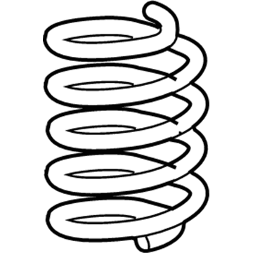 Honda 51401-TK6-A12 Spring, Front