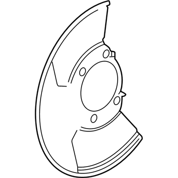 GM 19303438 Shield, Front Brake