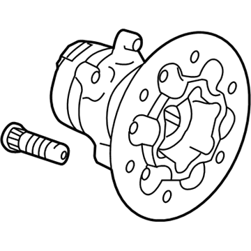 GM 25832144 Wheel Hub, Front