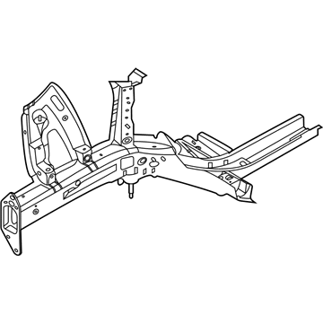 Hyundai 64602-K2000 Member Assembly-Front Side, RH